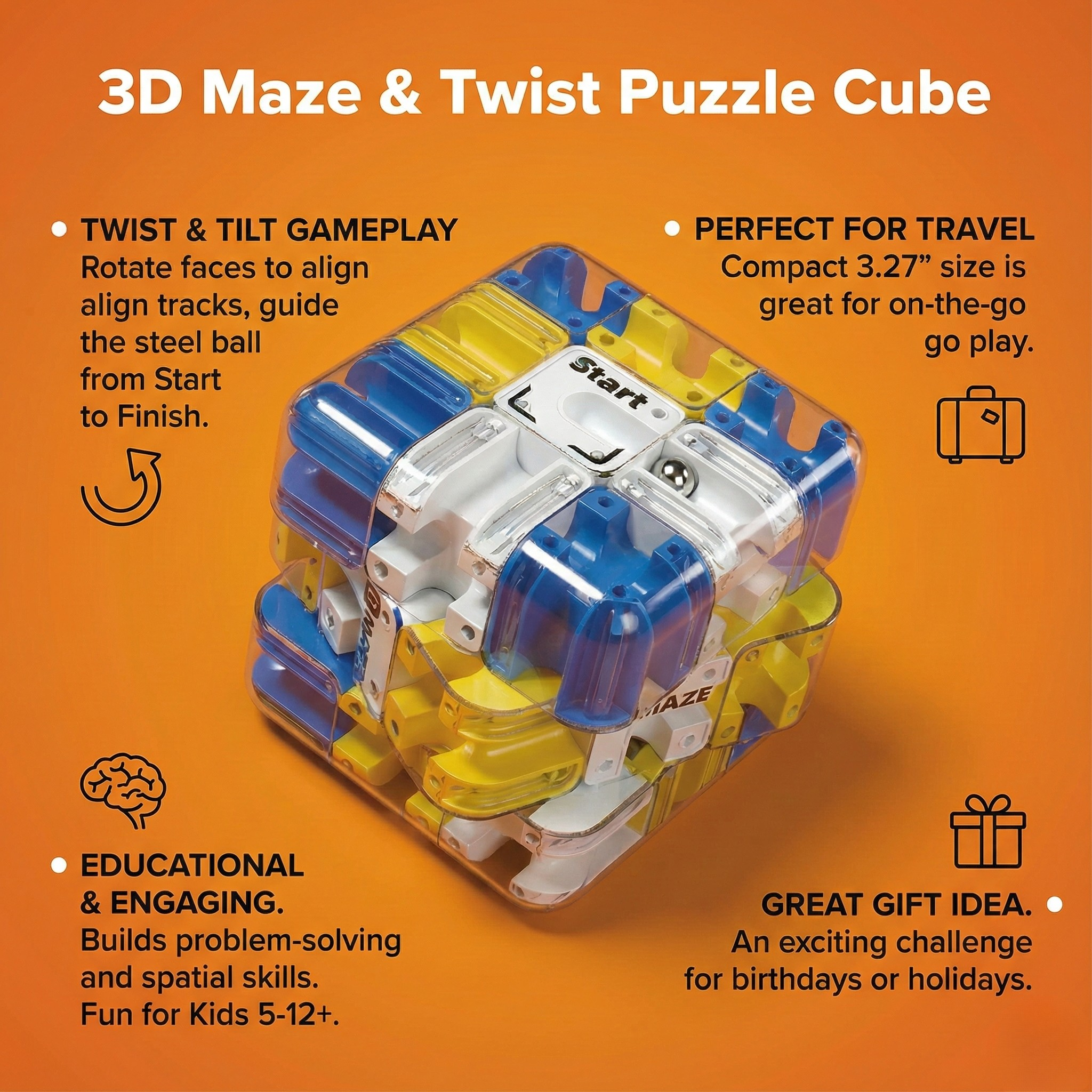 WonderScope™ 3D Maze Cube